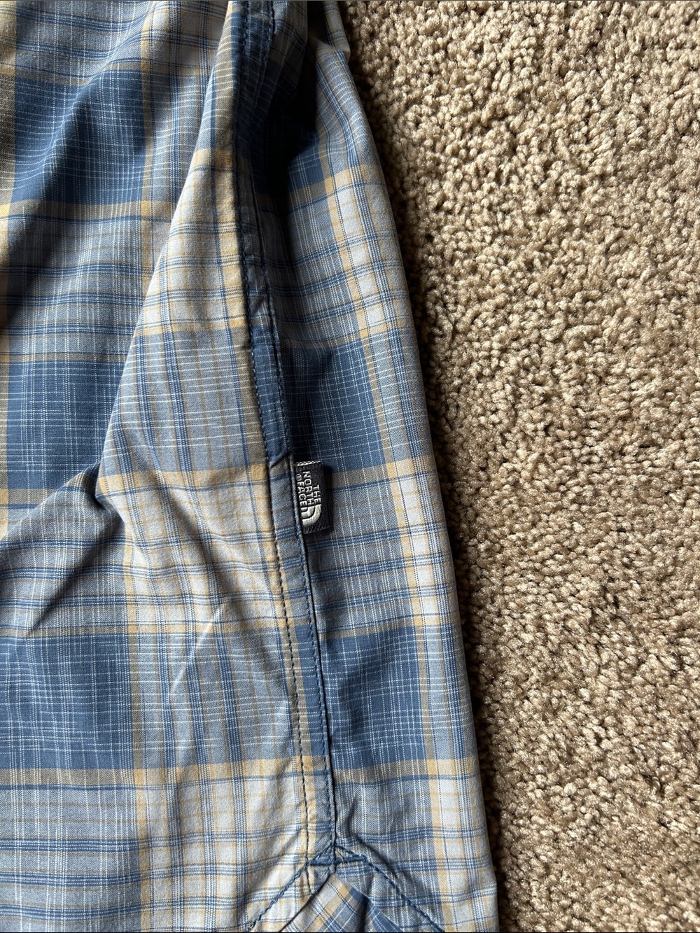 The North Face Blue & Gray Plaid Short-Sleeve Shirt - Picture 4 of 5